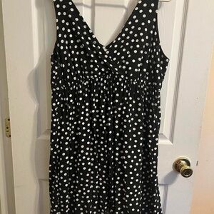 Polka Dot Sleeveless Dress
